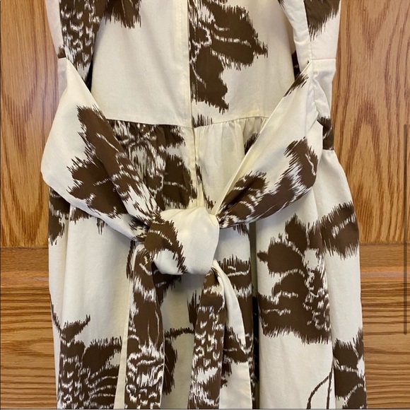 Ruby Rox Sundress Cream with Brown Flowers - Picture 3 of 7
